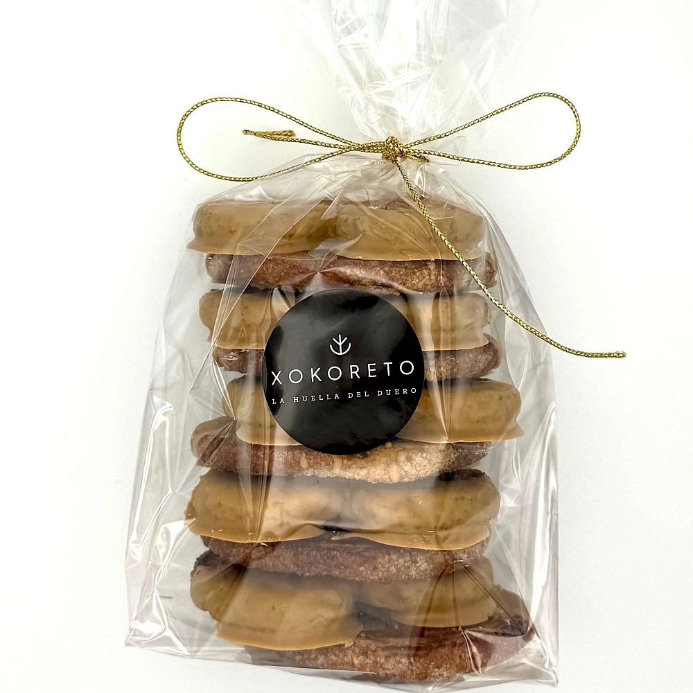 Palmeritas semillas y chocolate gold