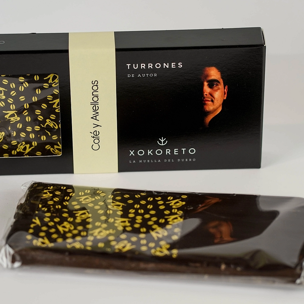Turrón de café y avellanas