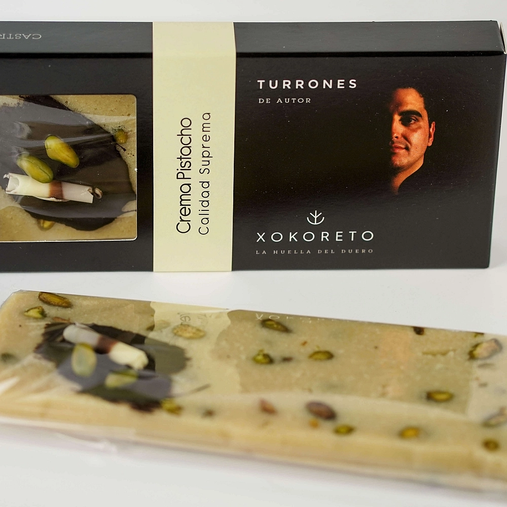 Turrón de crema pistacho