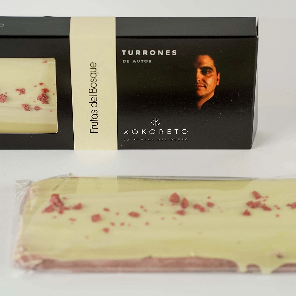 Turrón de frutas del bosque